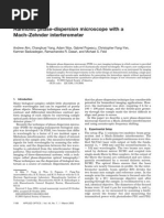 Download Harmonic phase dispersion microscope with a Mach-Zehnder interferometer by cfangyen SN6129905 doc pdf
