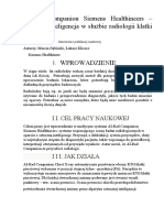 AI-Rad Companion Siemens Healthineers - Sztuczna Inteligencja W Służbie Radiologii Klatki Piersiowej