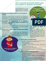 Infografi A Prevenir Violencia Escolar Desde Casa