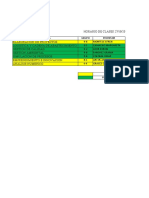 Horario Clases 2022 - 2023 Cii