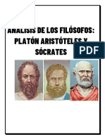 Análisis de Los Filósofos Platón Aristóteles y Sócrates