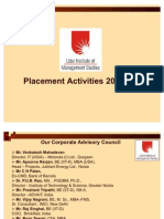 Placement Activities 2010-11