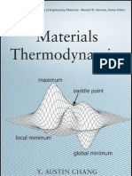 Materials Thermodynamics Wiley Series On Processing of Engineering Materials