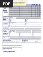 Patient Face Sheet Template | PDF | Physical Therapy | Surgery