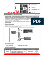 Camry TSB Front Suspension T-SU007-96