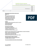 Checklist Inicial de Empresas PDF