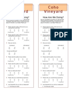 resturant evaluation form