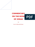 Commentary On The Book of Jonah