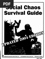 Download Social Chaos Survival Guide 2004 by Patriot Armory SN61300151 doc pdf