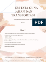 Sistem Tata Guna Lahan Dan Transportasi: Taruna Remaja Mohammad Iqbal Akase MTJ 2.11