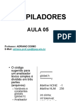 Aula 05 - Compiladores