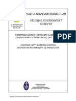 P.U. (A) 258 - Perintah Kastam (Duti Anti-Lambakan) (Kajian Semula Dipercepat) (No.2) 2014 - Electrolyte Tinplate