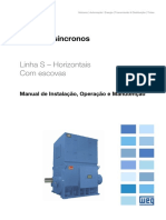 WEG Motores Sincronos Com Escovas 11568847 Manual Portugues BR DC