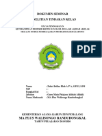 Dokumen Seminar Laporan PTK - Zuhri Istifaa Illah