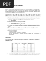 Mat530 Tutorial Static Models