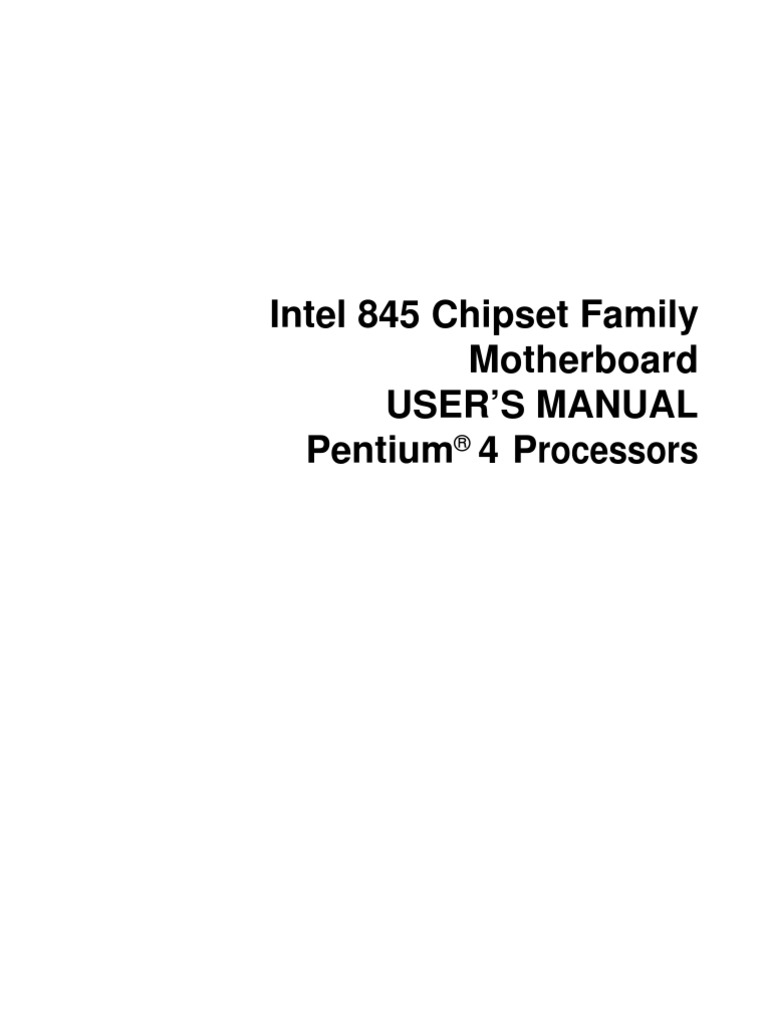 845 Chipset PDF