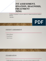 Patient Assessment, Examination, Diagnosis, and Treatment - PIÑON, NICOLE OPEDENT2