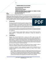 INFORME TECNICO Modificación Rutas