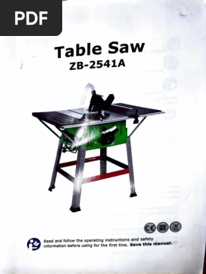 Table Saw ZB 2541A