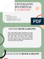 PowerPoint Hukum Dagang Internasional Bank Garansi