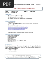 Lab 3 Rectifiers and Filters