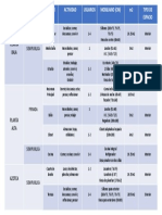 Programa Arquitectonico