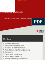 Topic 4B - The Foreign Exchange Market