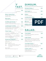 DECAFE Menu With Pictures PDF