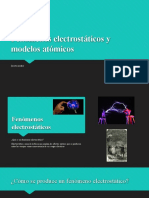 Presentación Electrostática y Modelos Atomicos