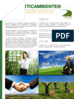 Italian brochure of ETICAMBIENTE® Sustainability Management & Communications Consulting (Edition July 2011)
