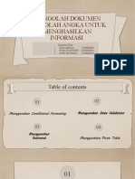 Mengolah Dokumen Pengolah Angka Untuk Menghasilkan Informasi