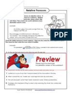 Relative Pronouns