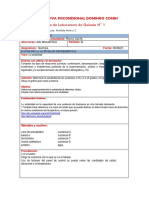 Ficha de Laboartotio de Quimica.