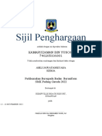 Sijil Penghargaan Ajk Kerja