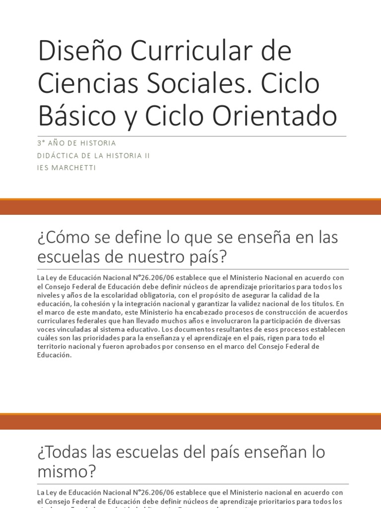 Diseño Curricular de Cs Cs. Historia | PDF | Plan de estudios | Evaluación