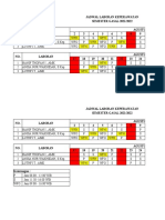 Jadwal Laboran Wfo