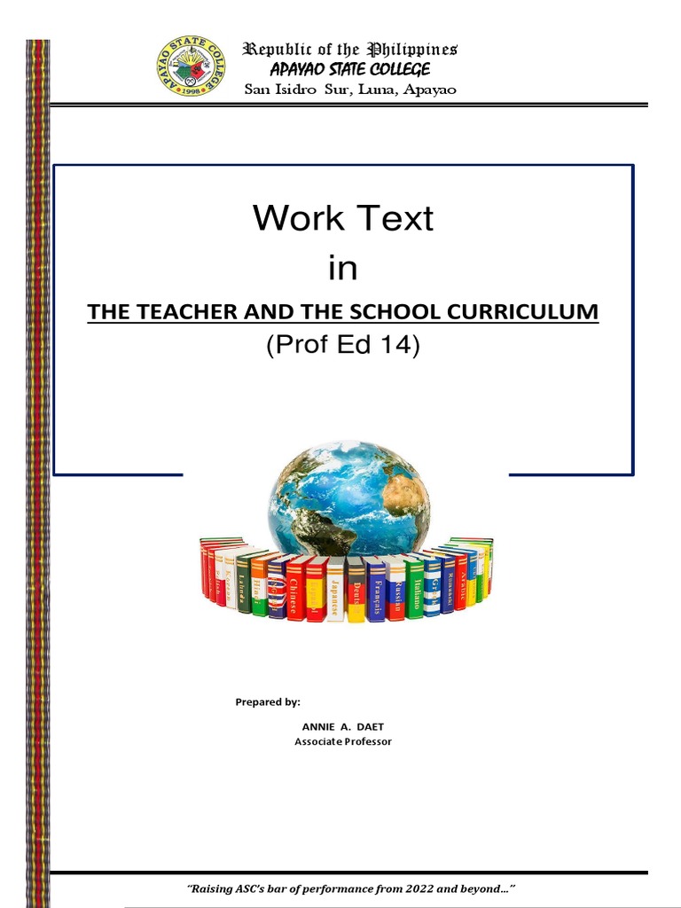 The Teacher School Curriculum | PDF | Curriculum | Teachers