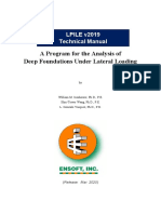 Lpile 2019 Technical Manual