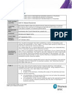 Unit 8 Human Resources Learning Aim AB Assignment Brief