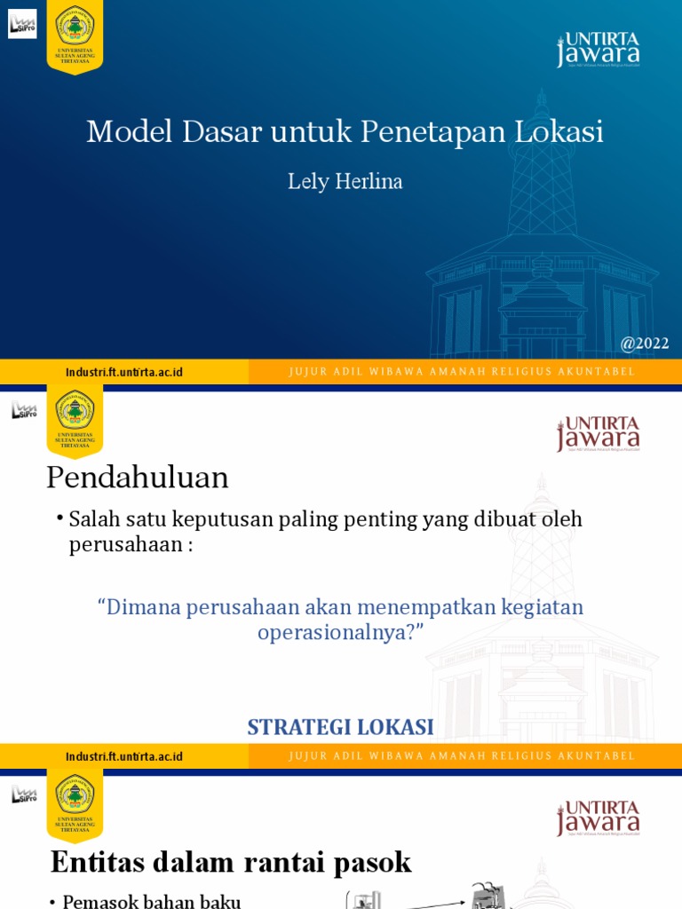 Penentuan Lokasi Gudang Mahkota Xpress | PDF