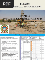 Topic-4 Subsurface Investigations and Geotechnica Eng Design