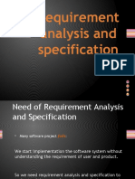 Requirement Analysis and Specification