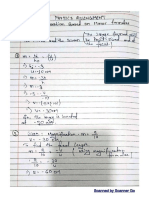 Physics Assignment (Mirror Formula)