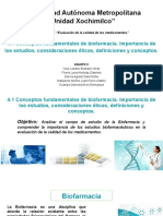 Conceptos Fundamentales de Biofarmacia.