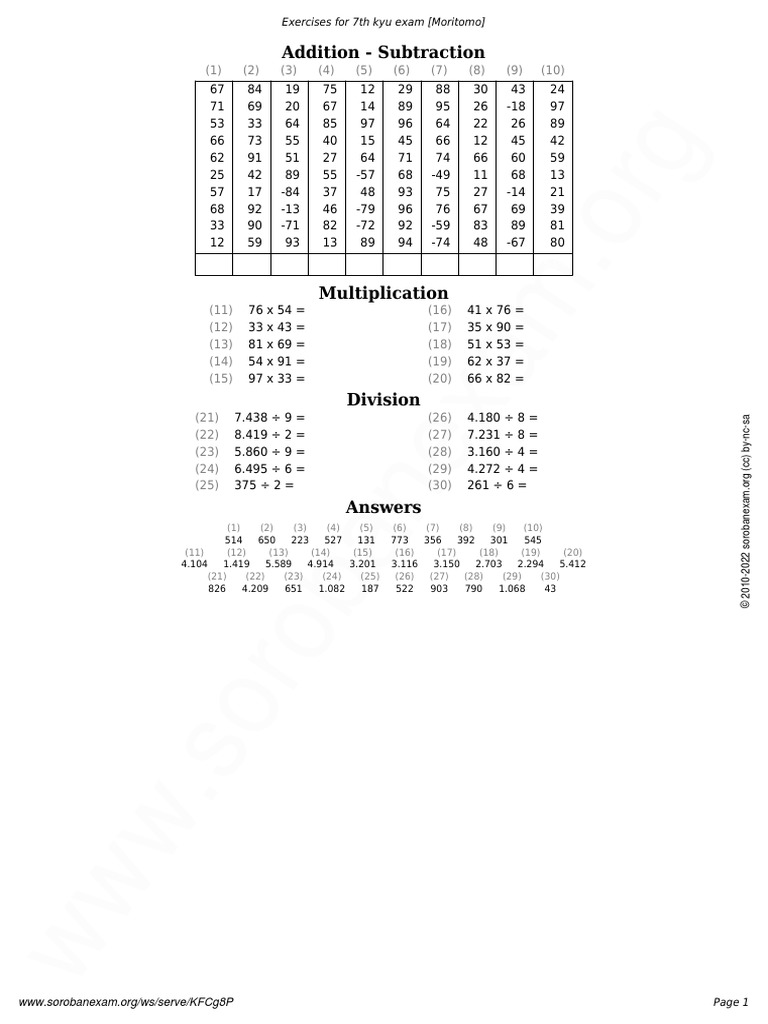 Soroban Exercises Kfcg8ps Pdf
