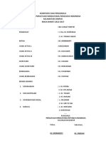 Pengurus Persatuan Wredata Indonesia Kecamatan Simpur 2022-2027