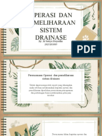 Rekayasa Drainase Operasi Dan Pemeliharaan Sistem Drainase