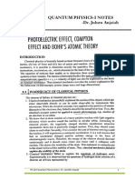 PH 215 Quantum Physics Notes Dr. Juluru Anjaiah