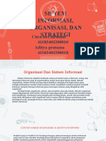 Sistem Informasi, Organisasi, Dan Strategi