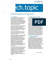 Tech Topic Chemical Resistance of Polypropylene